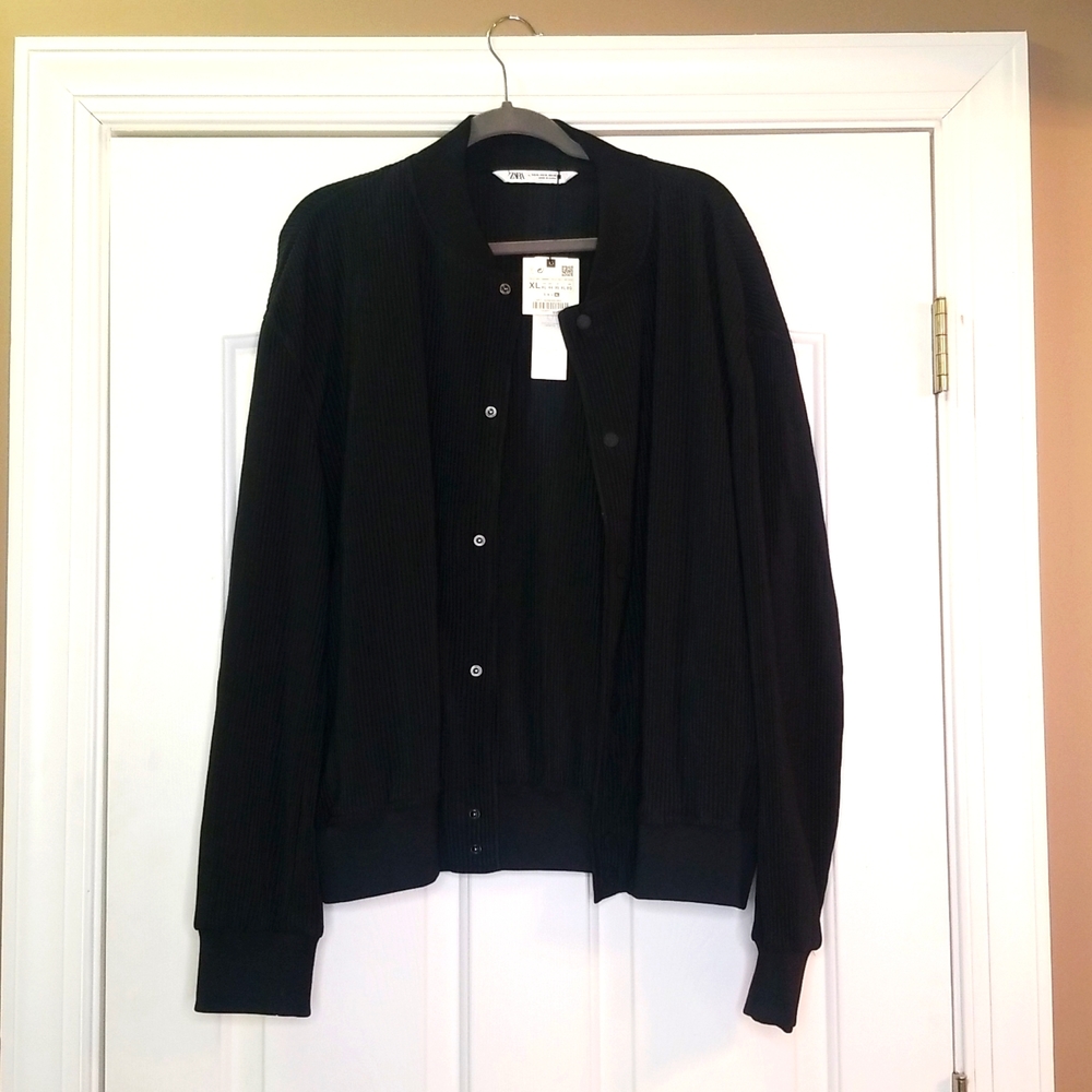 ZARA'S MENS BOMBER JACKET l sz.xl nwt